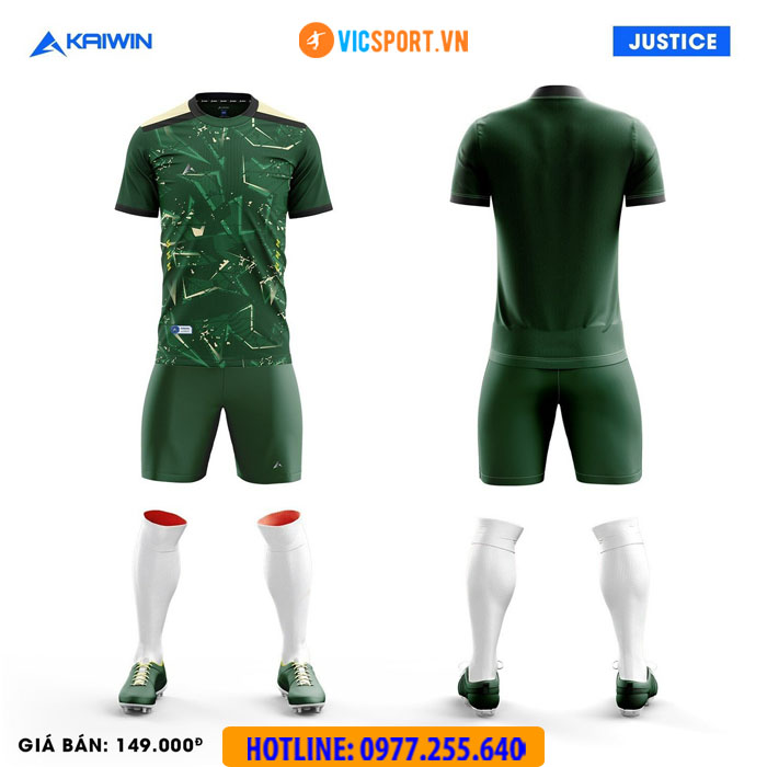 Áo đá banh không logo Kaiwin Justice - Hình ảnh 16