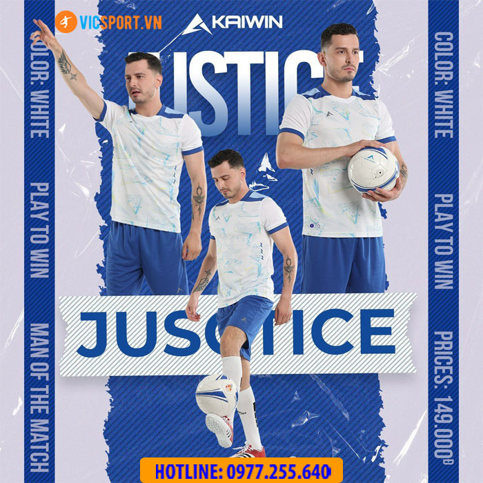 Áo đá banh không logo Kaiwin Justice - Hình ảnh 21
