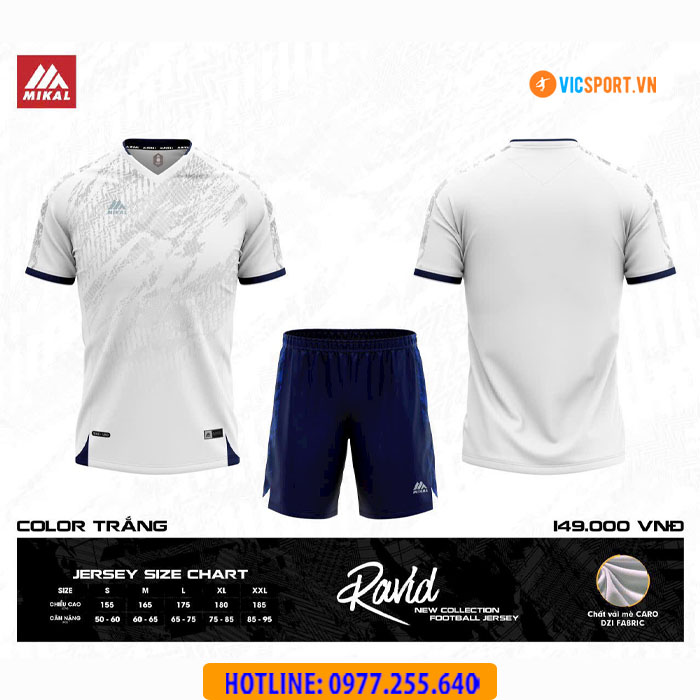 Áo đá banh không logo Mikal Ravid 1.0 - Hình ảnh 24