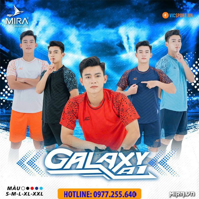 Áo đá banh không logo Mira Galaxy A1 - Hình ảnh 32