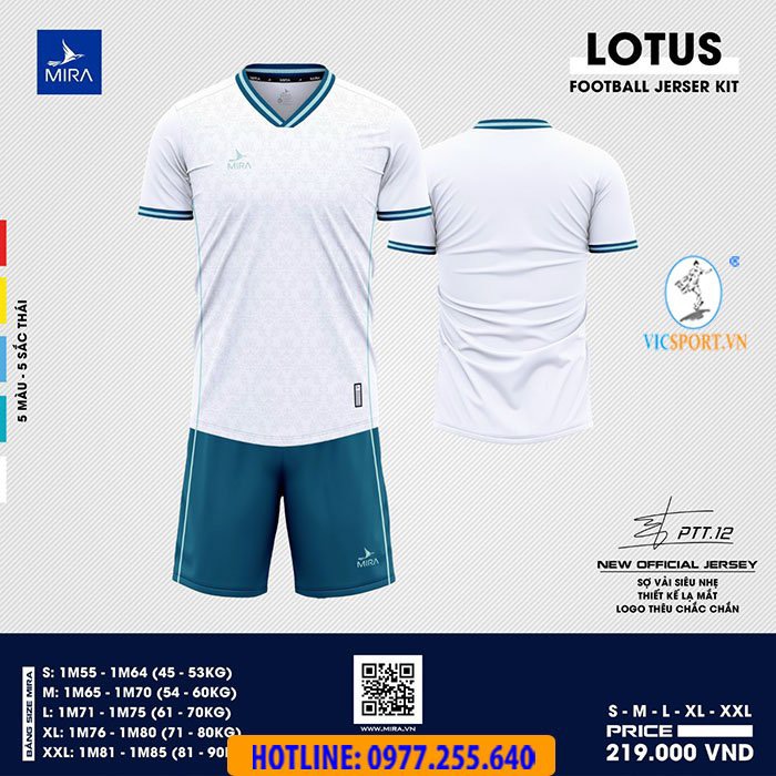 Áo đá banh không logo Mira Lotus - Phan Tấn Tài - Hình ảnh 15