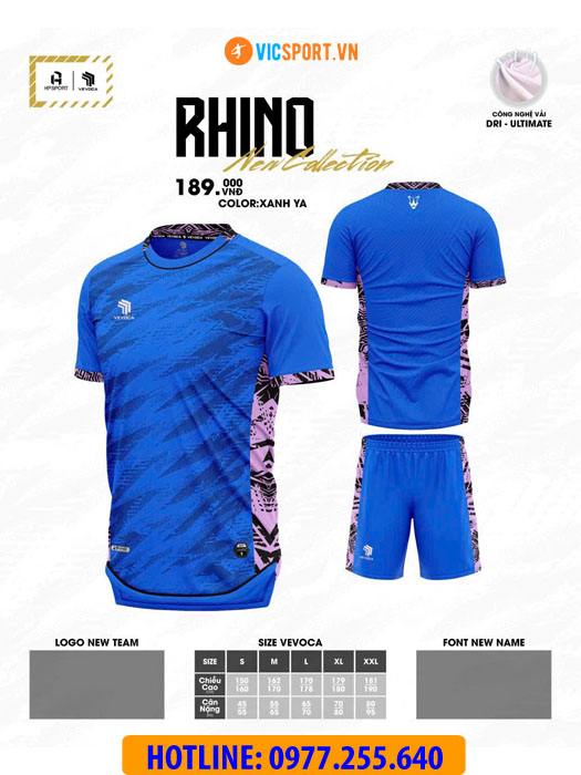 Áo đá banh không logo Vevoca Rhino - Hình ảnh 8