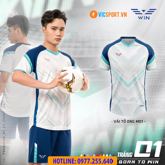 Áo đá banh không logo Win 01 - Hình ảnh 11