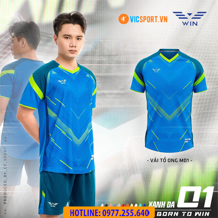 Áo đá banh không logo Win 01 - Hình ảnh 5