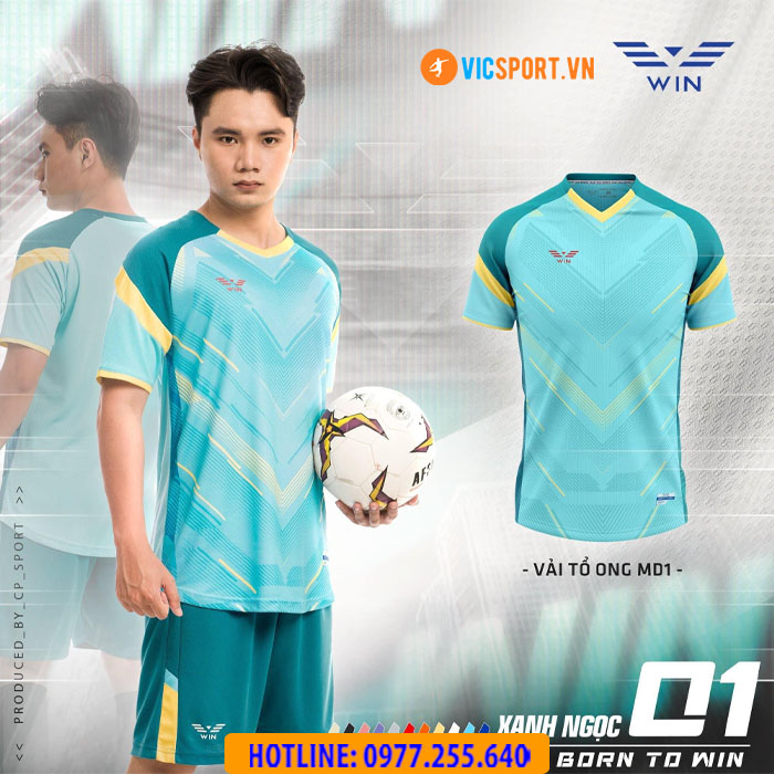 Áo đá banh không logo Win 01 - Hình ảnh 3