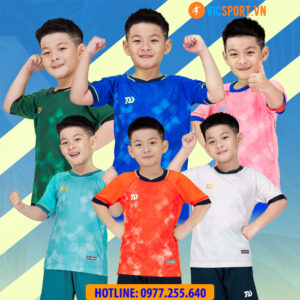 Áo đá banh trẻ em không logo Bulbal Zenith