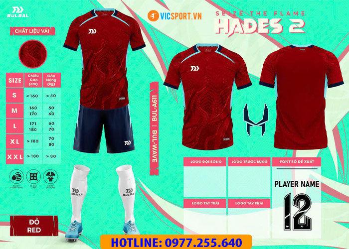 Áo đá banh không logo Bulbal Hades 2 - Hình ảnh 19
