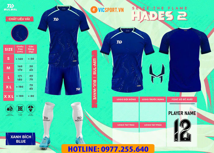 Áo đá banh không logo Bulbal Hades 2 - Hình ảnh 17