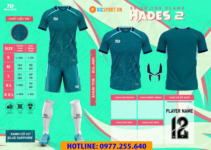 Áo đá banh không logo Bulbal Hades 2 - Hình ảnh 14