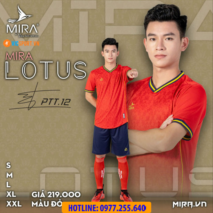 Áo đá banh không logo Mira Lotus - Phan Tấn Tài - Hình ảnh 19