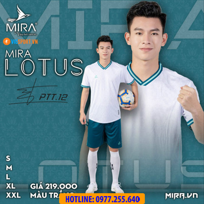 Áo đá banh không logo Mira Lotus - Phan Tấn Tài - Hình ảnh 20