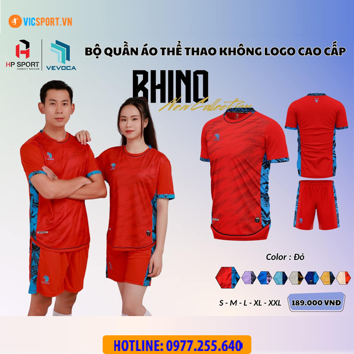 Áo đá banh không logo Vevoca Rhino - Hình ảnh 18