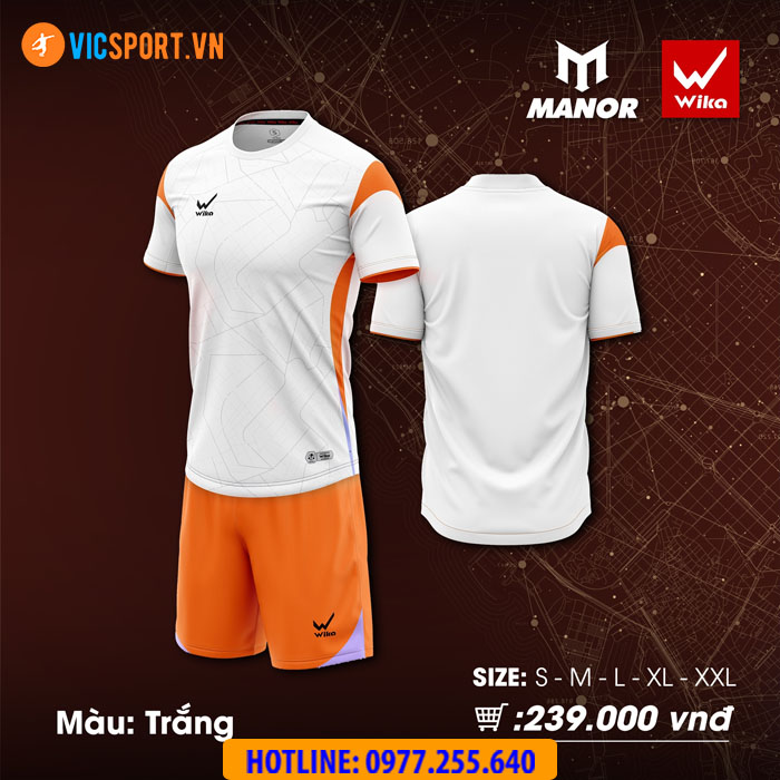 Áo đá banh không logo Wika Manor - Hình ảnh 11