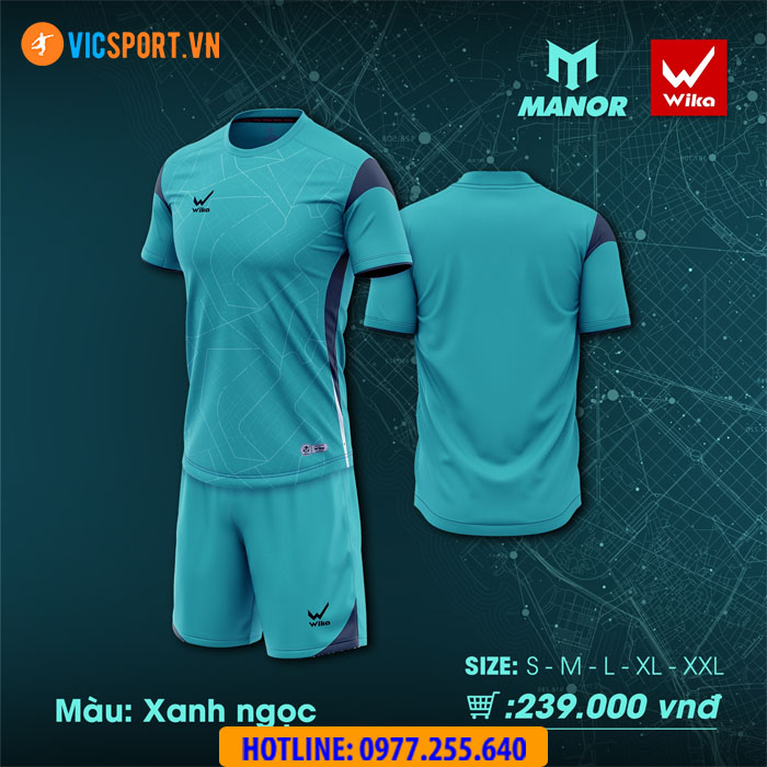 Áo đá banh không logo Wika Manor - Hình ảnh 10
