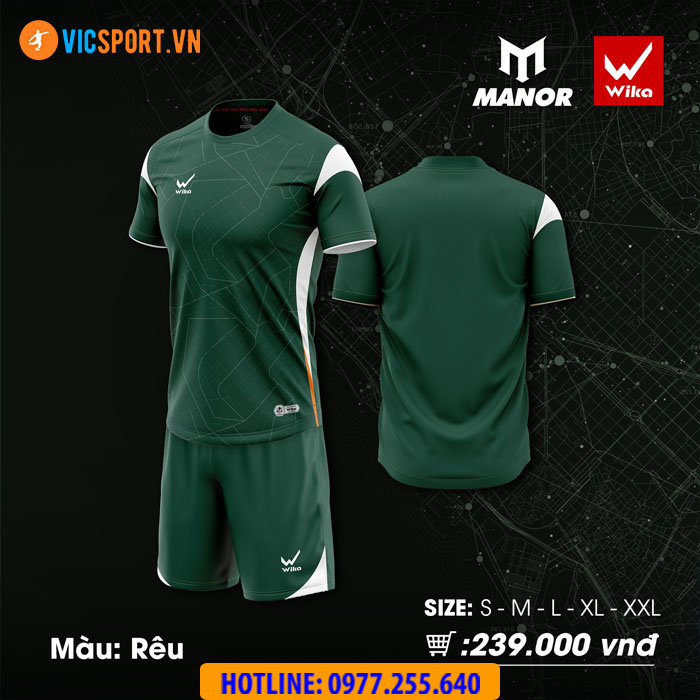 Áo đá banh không logo Wika Manor - Hình ảnh 12