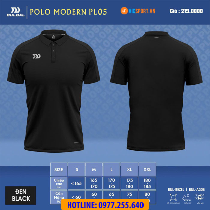 Áo Polo di chuyển Bulbal Modern PL05 - Hình ảnh 35