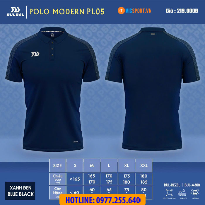 Áo Polo di chuyển Bulbal Modern PL05 - Hình ảnh 33