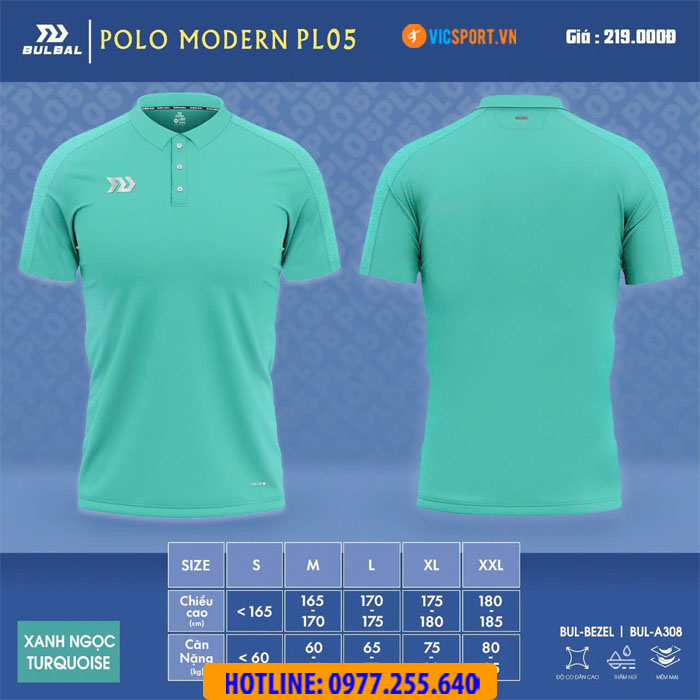 Áo Polo di chuyển Bulbal Modern PL05 - Hình ảnh 32