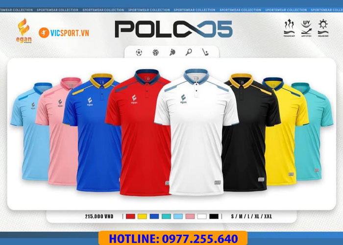 Áo thể thao polo di chuyển Egan 05 - Hình ảnh 10