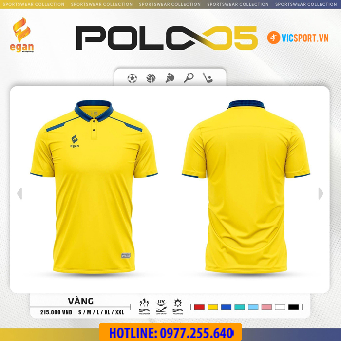 Áo thể thao polo di chuyển Egan 05 - Hình ảnh 18