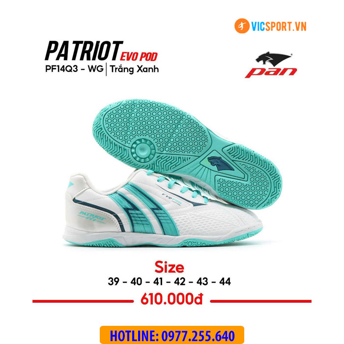 Giày đá banh Pan thái Patriot đế IC - Hình ảnh 14