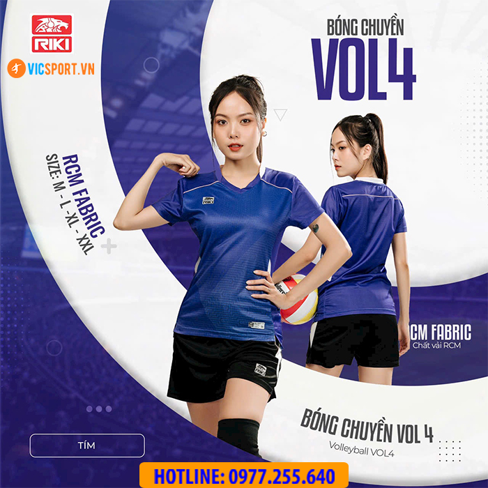 Quần áo bóng chuyền nữ Riki Vol 4 - Hình ảnh 10