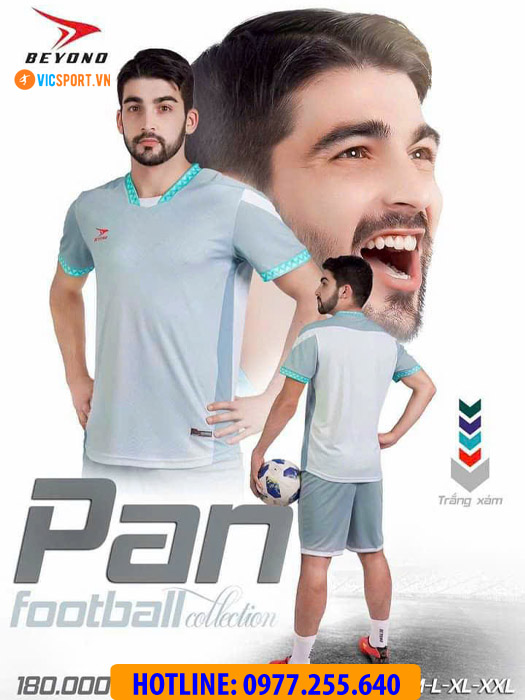 Áo đá banh không logo Beyono Pan - Hình ảnh 4