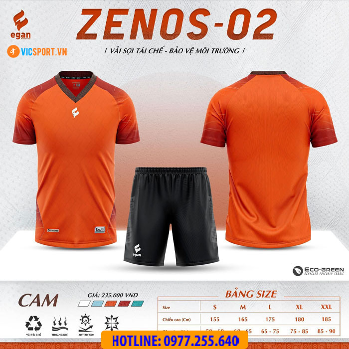 Áo đá banh không logo Egan Zenos 02 - Hình ảnh 18