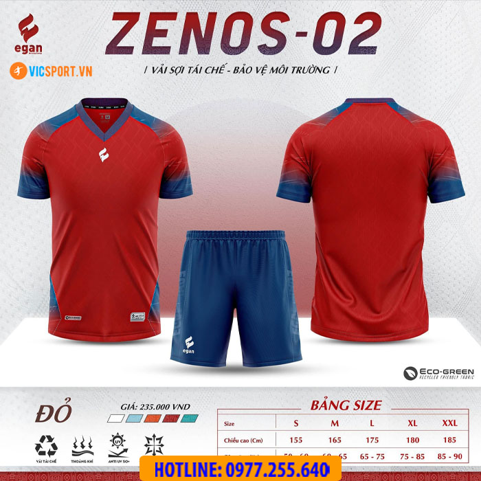 Áo đá banh không logo Egan Zenos 02 - Hình ảnh 16