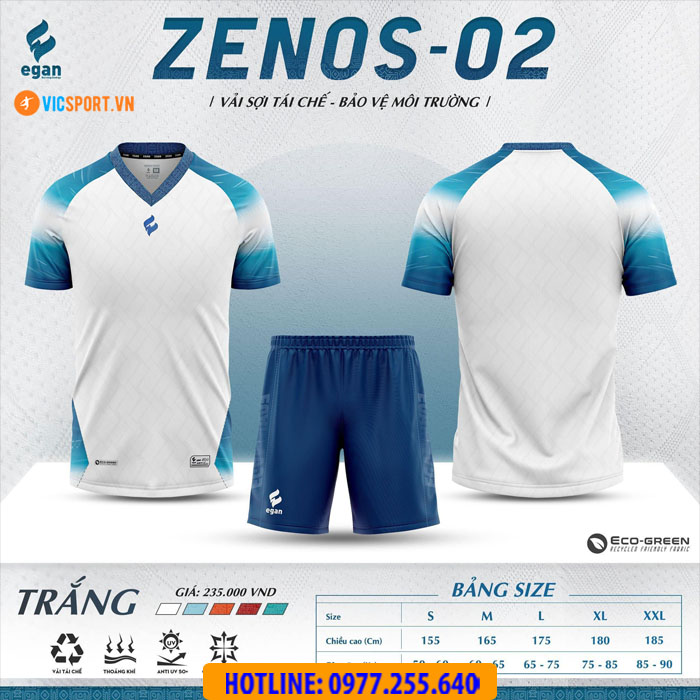 Áo đá banh không logo Egan Zenos 02 - Hình ảnh 19