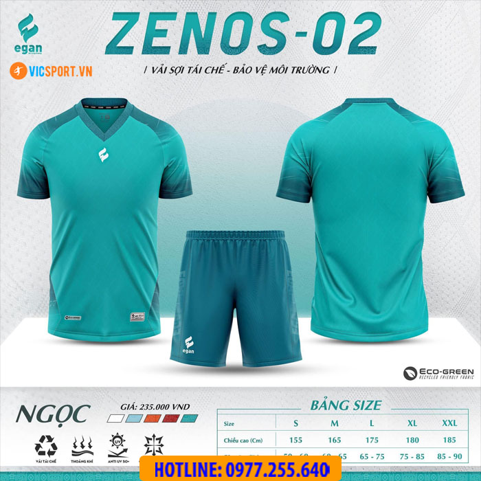 Áo đá banh không logo Egan Zenos 02 - Hình ảnh 15