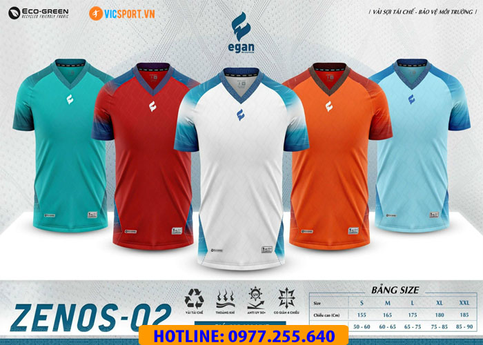 Áo đá banh không logo Egan Zenos 02 - Hình ảnh 14
