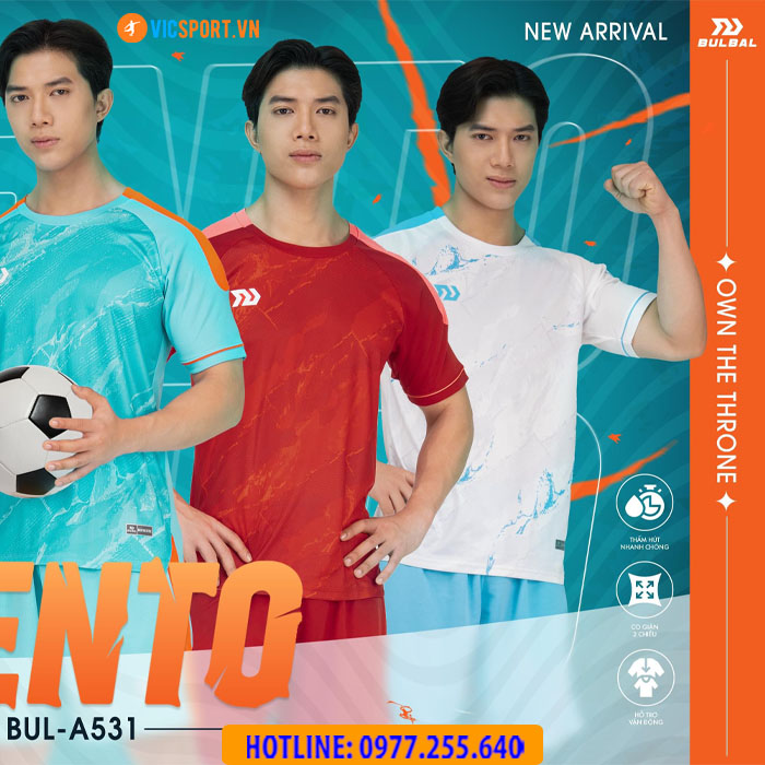 Áo đá banh không logo Bulbal Lavento - Hình ảnh 16