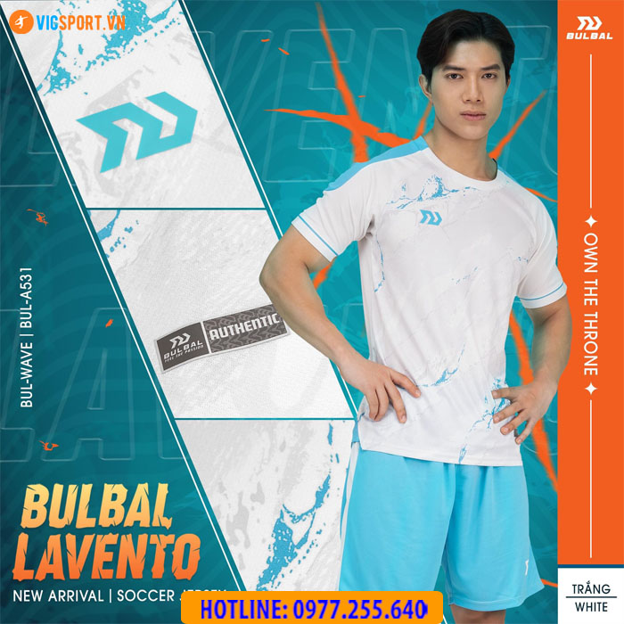 Áo đá banh không logo Bulbal Lavento - Hình ảnh 25