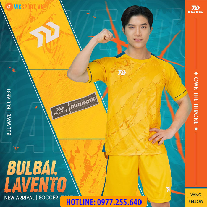 Áo đá banh không logo Bulbal Lavento - Hình ảnh 24
