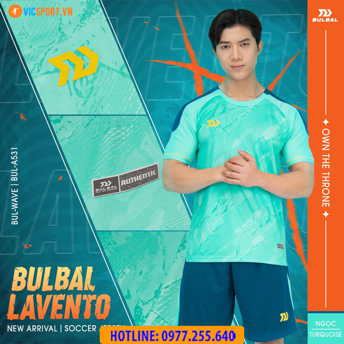 Áo đá banh không logo Bulbal Lavento - Hình ảnh 23