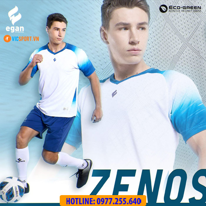 Áo đá banh không logo Egan Zenos 02 - Hình ảnh 2