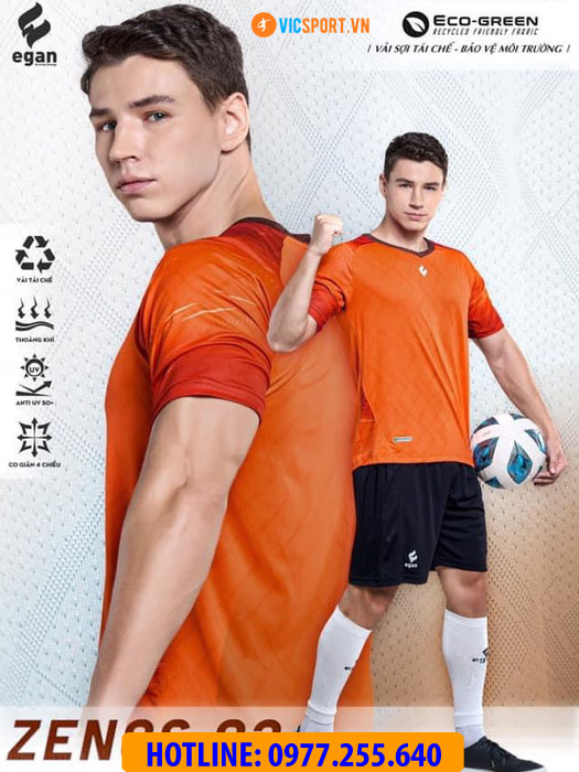 Áo đá banh không logo Egan Zenos 02 - Hình ảnh 11