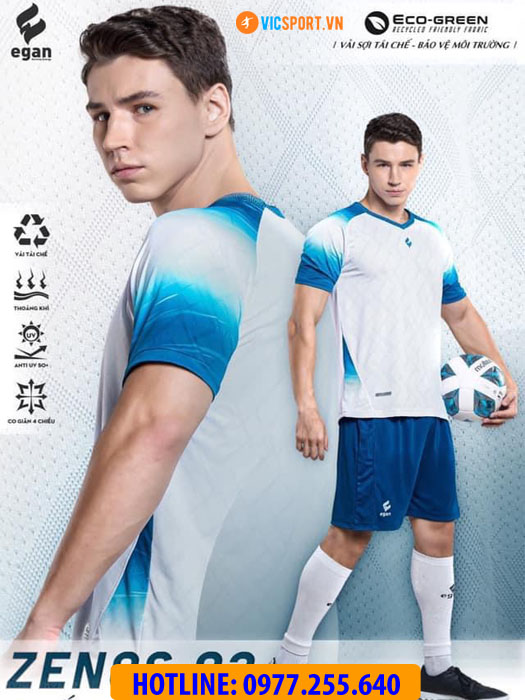 Áo đá banh không logo Egan Zenos 02 - Hình ảnh 10