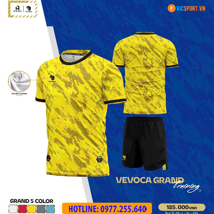 Áo đá banh không logo Vevoca Grand - Hình ảnh 12