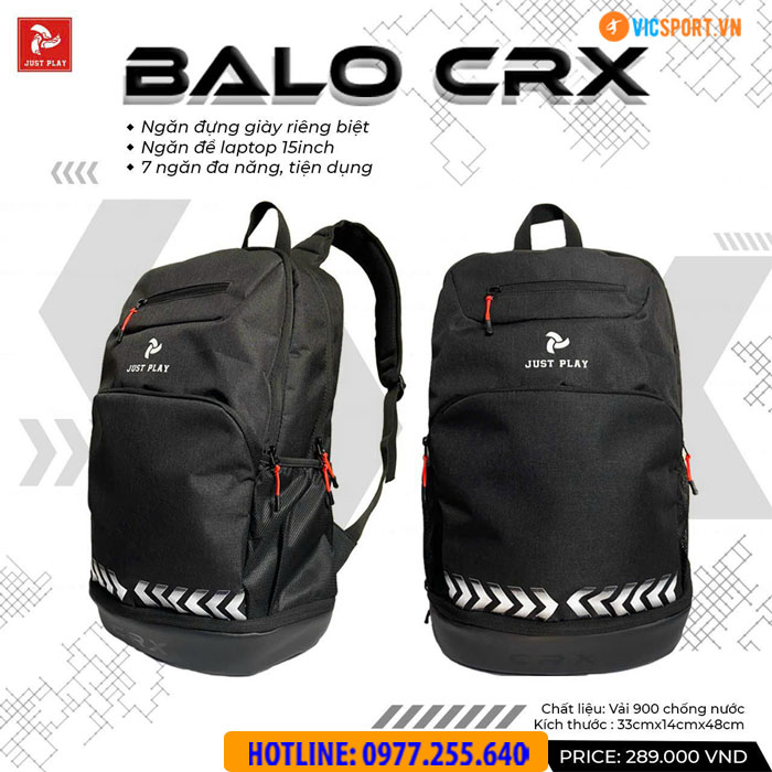 Balo thể thao Just Play CRX đa năng - Hình ảnh 12