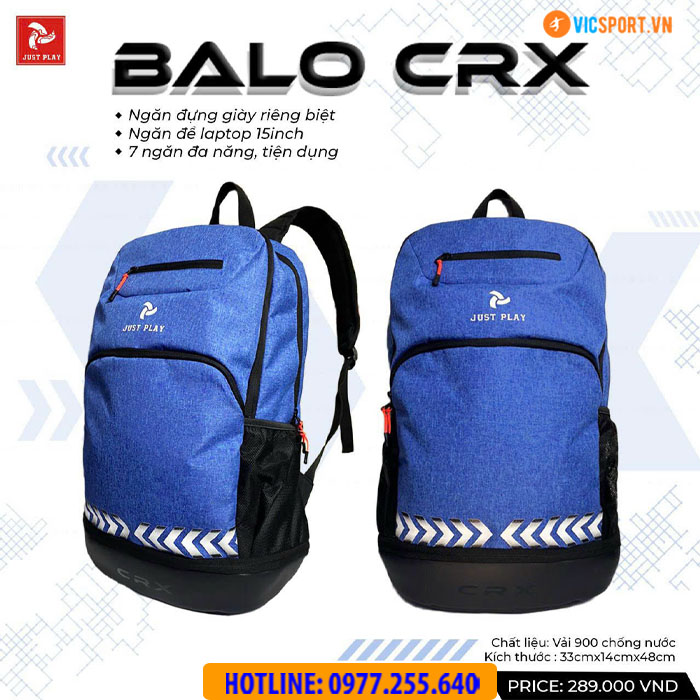 Balo thể thao Just Play CRX đa năng