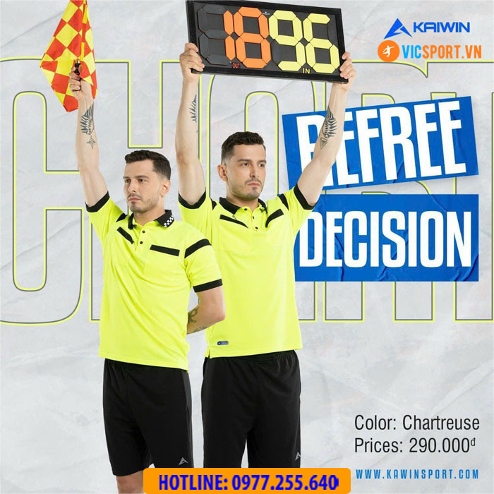 Quần áo trọng tài Kaiwin Decision chính hãng - Hình ảnh 3