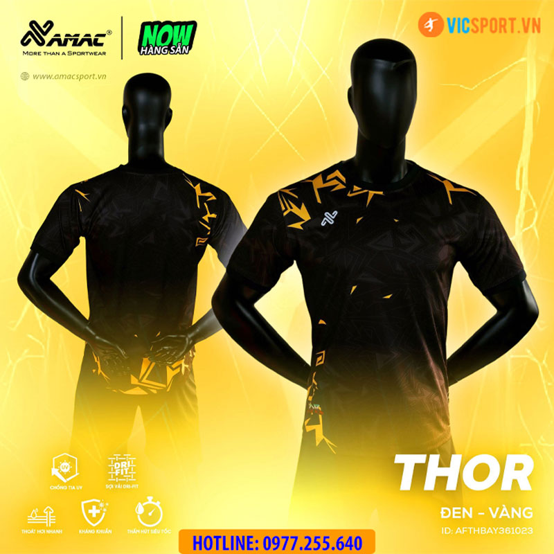 Áo đá banh không logo Amac Thor - Hình ảnh 17