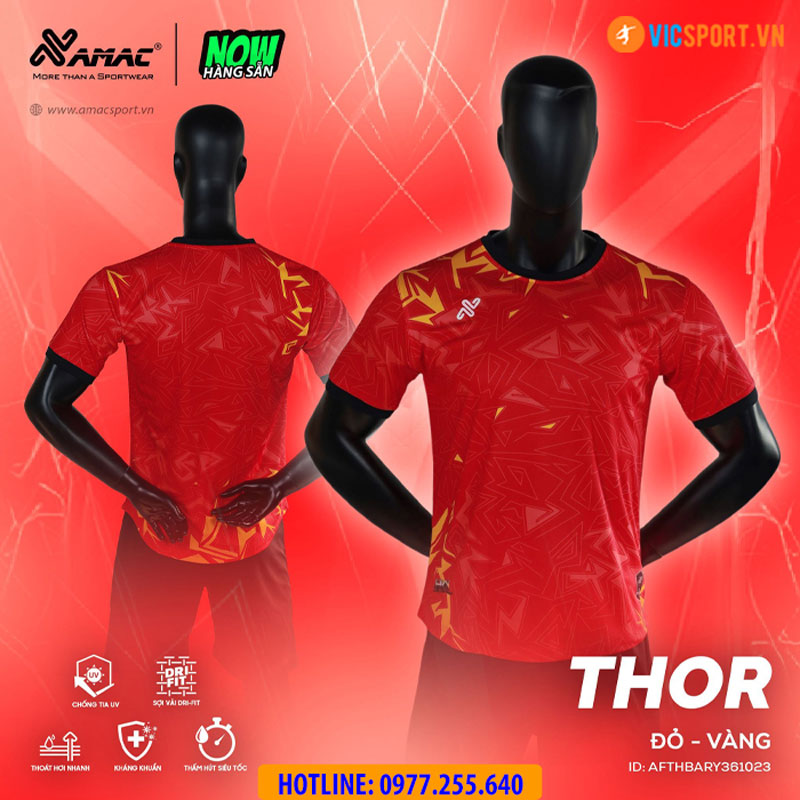 Áo đá banh không logo Amac Thor - Hình ảnh 19