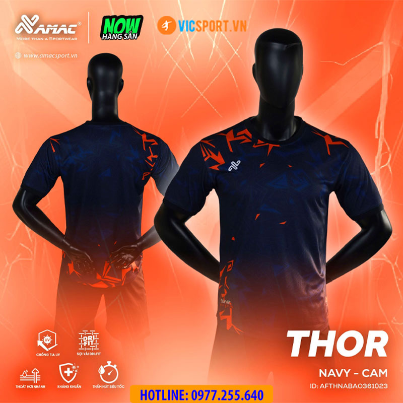Áo đá banh không logo Amac Thor - Hình ảnh 15