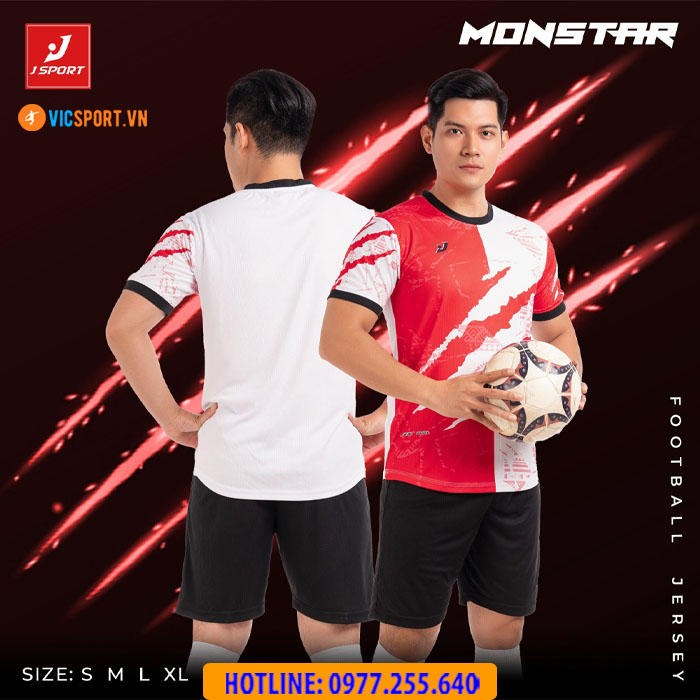 Áo bóng đá thiết kế không logo J-Sport Monstar - Hình ảnh 4