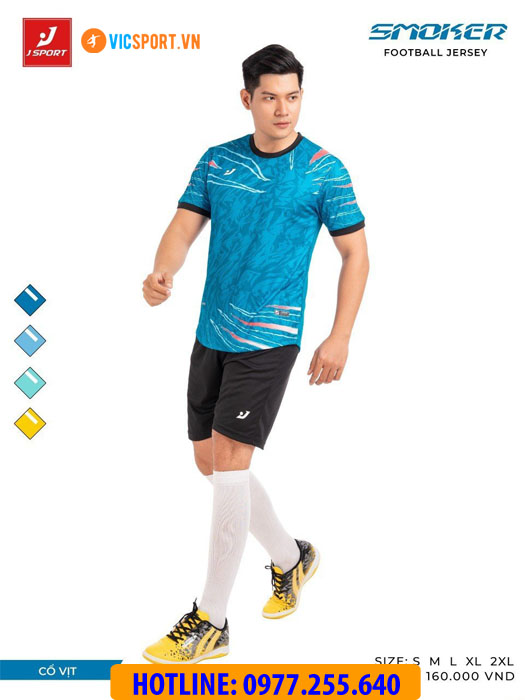 Áo bóng đá thiết kế không logo J-Sport Smoker - Hình ảnh 32