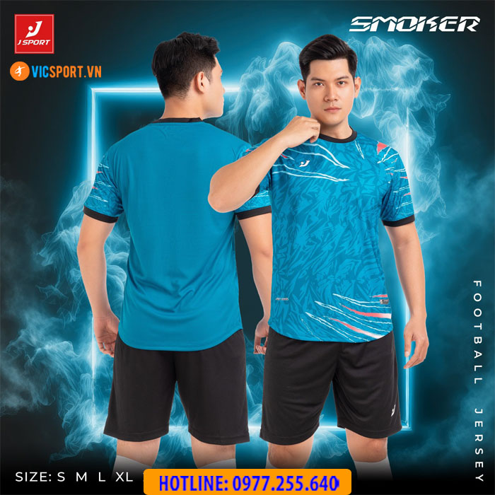 Áo bóng đá thiết kế không logo J-Sport Smoker - Hình ảnh 4