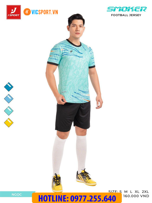Áo bóng đá thiết kế không logo J-Sport Smoker - Hình ảnh 21
